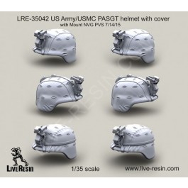 US Army PASGT helmet with cover with Mount NVG PVS 7/14/15
