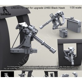 UH60 Armament Window M134D Mount. For 1/35 Academy 2201 1/35 MH-60G Pave Hawk, Academy 2217 1/35 MH-60L Black Hawk Direct Action Penetrator (DAP)