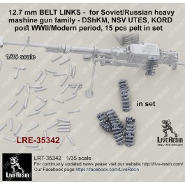 12.7 mm BELT LINKS -  for Soviet/Russian heavy mashine gun family - DShKM, NSV UTES, KORD  - post WWII/Modern period, 80 pcs in set