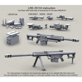 Barrett M82A1 .50 Caliber Long Range Sniper Rifle (LRSR) and M82A1 CQB 