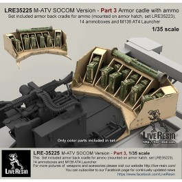 M-ATV SOCOM Version upgrade. Part 3 - Part 3 Armor cadle with ammo. 