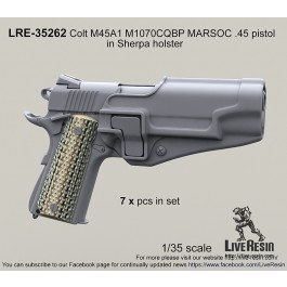 Colt M45A1 M1070CQBP MARSOC .45 pistol in Sherpa holster