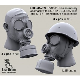 PMG-2 Russian military Gasmask with EO-18K - EO-62K filter
