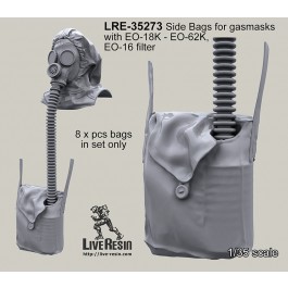 Empty Side Bags for gasmasks for EO-18K - EO-62K and EO-16 filter
