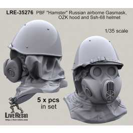 PBF "Hamster" Russian airborne Gasmask, OZK hood and Ssh-68 helmet