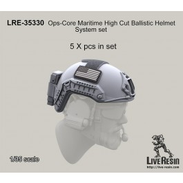 Ops-Core Maritime High Cut Ballistic Helmet System set