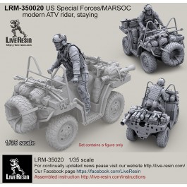 US Special Forces modern ATV rider, staying