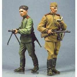 Red Army men №2.  Summer 1943-45.  Two figures. 