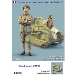 French tanks  WW I (2). TWO FIGURES