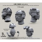 Crye Airframe helmet and choops without cover with head, 1/16 scale