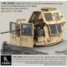 MCTAGS - Marine Corps Transparent Armored Gun Shield USMC Turret with overhead armor cover sections and M2 Browning .50 Caliber Machine Gun, included M4 in gun mount.  M2 Machine gun is included.