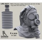 PMG-2 Russian military Gasmask with EO-16 filter, long tube and OZK Hood