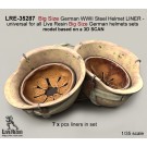 Big Size German WWII Steel Helmet LINER - universal for all Live Resin German helmets