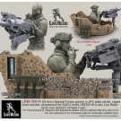 US Army Special Forces gunner in JPC plate carrier, cigare chain-smoker, recommend for SAG II turret LRE35316 or any Live Resin turret