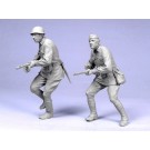 Soviet infantry 1942 №2. Two figures. 