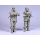 Red Army scouts.  Winter 1941-42.  Two figures. 