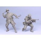 German infantry.  Summer 39-43.  Two figures. 