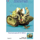 France tank repaires ( FT-17) WW I, TWO FIGURES