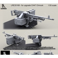 CH47 Chinook Back Ramp Weapon Mount with M240D. For 1/35 Trumpeter 05105 CH-47D CHINOOK model and all other  Chinook CH-47D/F/G / MH-47E conversions, 1/35 scale