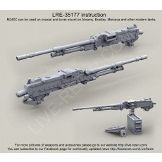 M240C (without Picatinny rail) for coaxial and turret mount on M1A1, M1A2 Abrams, M2A2, M2A3 Bradley, Merkava and other