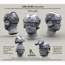 Airframe helmet without helmet cover with headsets rail adaptor