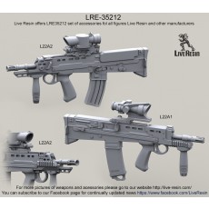 L22A1 and L22A2 Carbine with SUSAT scope and ACOG scope