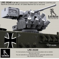 FLW 200 Eernbedienbare Waffenstation (REMOTE CONTROLLED WEAPON STATION) with M2  .50 Caliber Machine Gun (German version) and LAZ 200L optic system on low turret  for Leopard2A7 - Leopard 2PSO, Boxer GTK, Dingo 2, etc