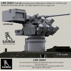 FLW 200 Eernbedienbare Waffenstation (REMOTE CONTROLLED WEAPON STATION) with M2  .50 Caliber Machine Gun and LAZ 400L optic system on high turret (German version) for Leopard2A7 - Leopard 2PSO, Boxer GTK, Dingo 2, etc
